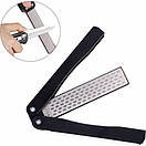 Точилка для ножів складна алмазна двостороння 400 та 600 грит універсальне точило помаранчева, фото 8