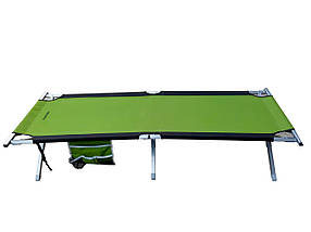 Розкладачка сталева туристична 72х190х39 Ranger Military Сamp на 160 кг із чохлом
