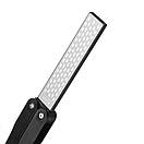 Точилка для ножів складна алмазна двостороння 400 та 600 грит універсальне точило чорна, фото 2