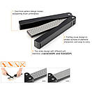 Точилка для ножів складна алмазна двостороння 400 та 600 грит універсальне точило помаранчева, фото 9