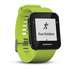 Смарт-годинник Garmin Forerunner 35 Limelight Чорні з лімонним ремінцем