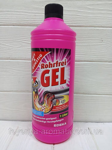 Средство для чистки канализационных труб G&G Rohrfrei Gel 1л (Бельгия ...