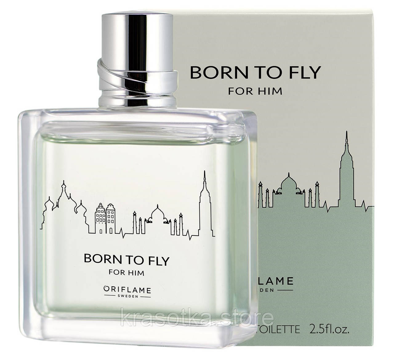 34490 Oriflame Born to Fly For Him. Оригінал! Туалетна вода Oriflame Бон Ту Флай Фо, 75 мл. Орифлейм 34490