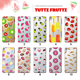 Ультратонкий прозорий чохол з малюнком для Sony Xperia XA Dual F3112 (80 дизайнів)