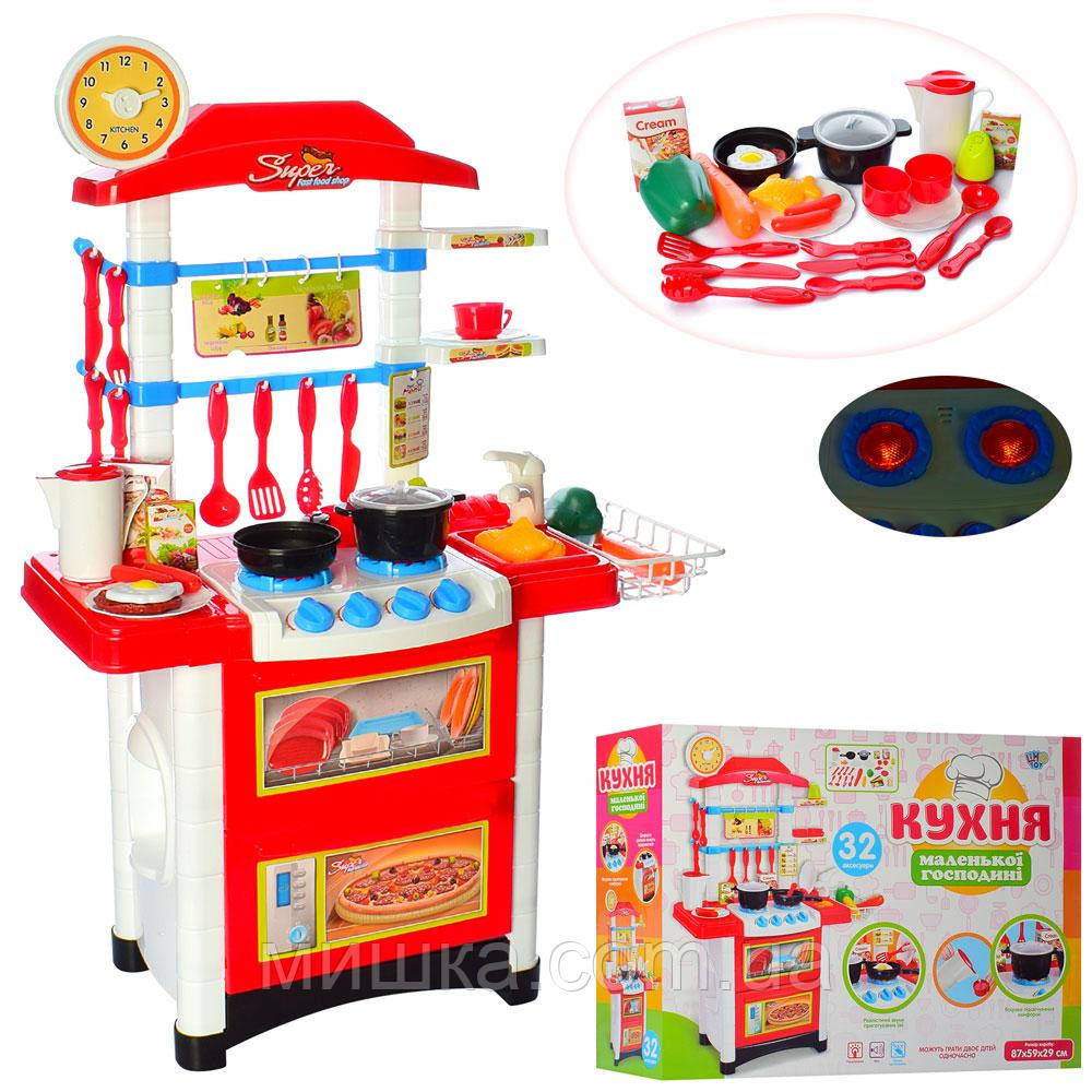 Дитяча кухня Super Cook 889-3 Bambi. Висота 87 см. Світло, реалістичні звуки, фото 1