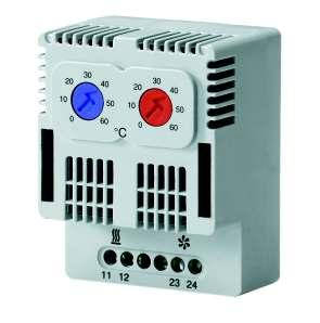 Подвійний термостат THRV13 вентилятор/нагрівач