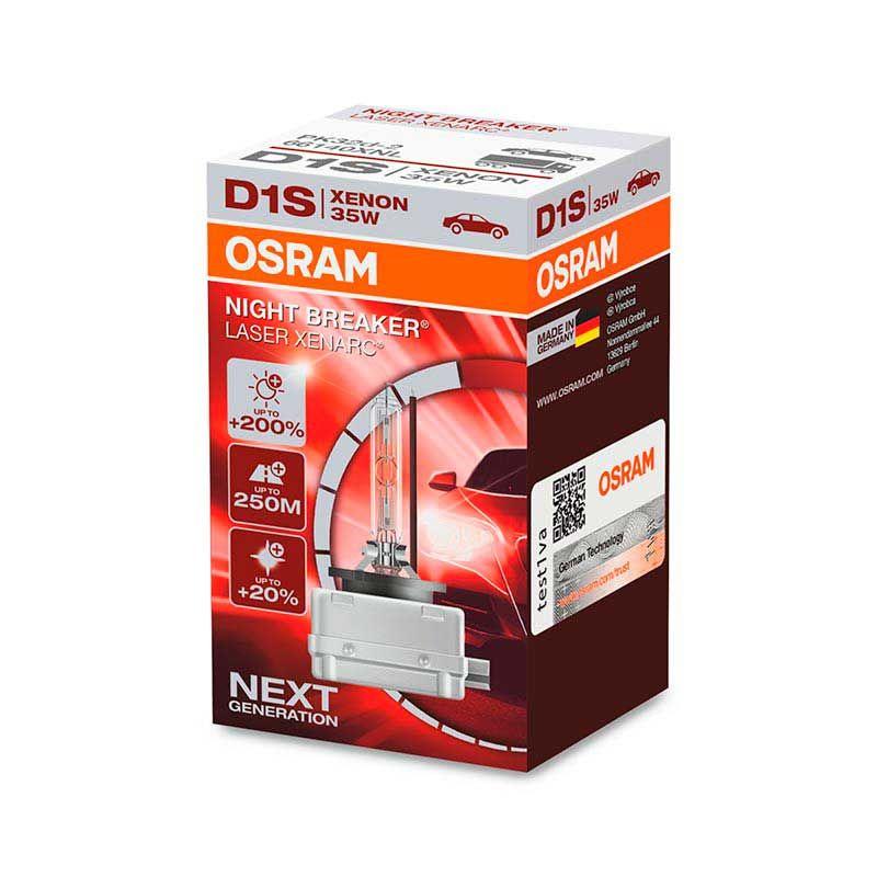 Штатна лампа ксенонова з цоколем D1S OSRAM NIGHT BREAKER LASER +200% XENARC 66140XNN ОРИГИНАЛ