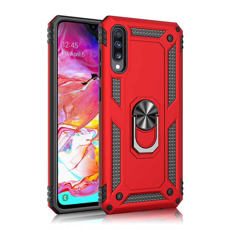 Протиударний чохол бампер Magnetic Ring з підставкою для Samsung Galaxy A50 (2019) A505 / A50s / A30s Red