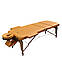 Масажний стіл дерев'яний ZENET ZET-1047 YELLOW розмір L ( 195*70*61), фото 2