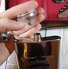 Подарунковий набір для чоловіків на свято, ФЛЯГА - Jack Daniels (Живі фото), фото 2