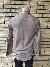 Сорочка чоловіча котонова брендова високої якості маленького розміру ROCGER, Туреччина, фото 3