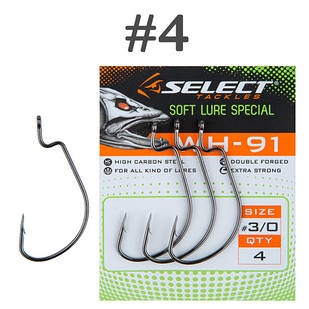 Офсетний гачок Select WH-91 #4 (8 шт/уп)
