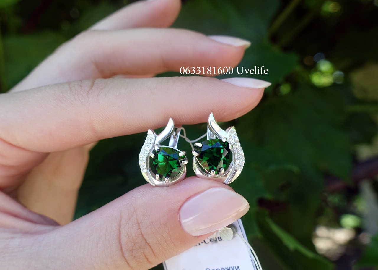 Срібні сережки арт. 25008