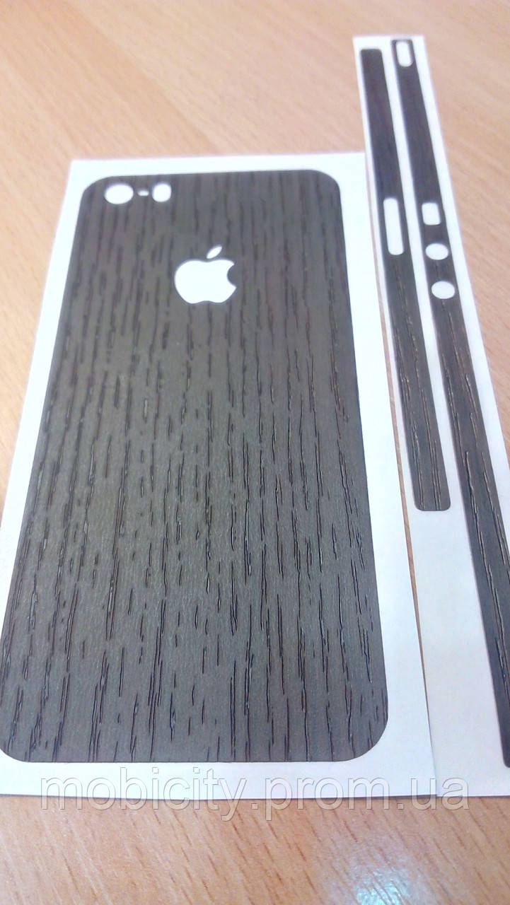 Декоративна плівка на Iphone 5S — темне дерево