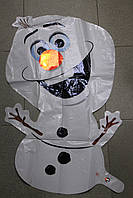 Фольгированный воздушный шар фигурный снеговик Олаф