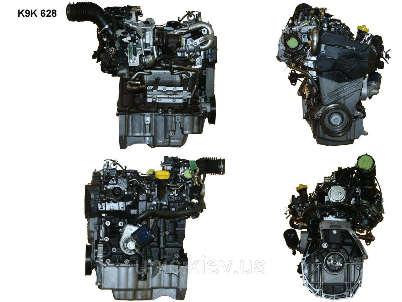 Двигун BU1.5 DCI передній стартер Continental Рено Канго, Кліо, Каптур б/в (K9K628)