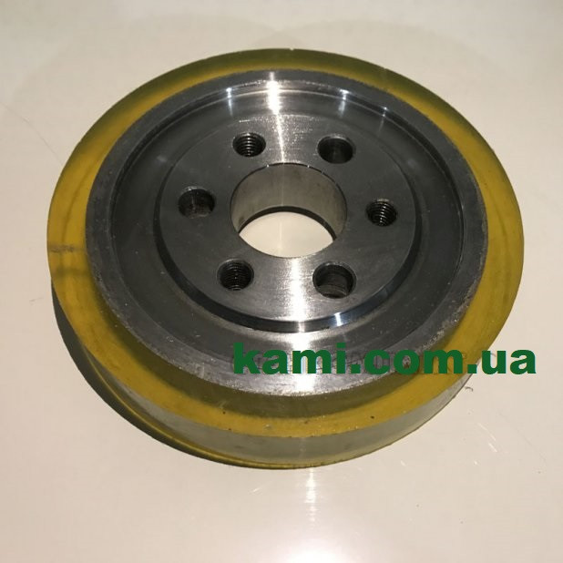 Подаючий Ролик для чотиристороннього верстата 140x35x25 мм покриття поліуретан
