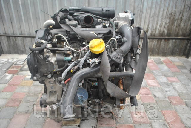 Двигун 1.5 DCI передній стартер Siemens Рено Канго, Кліо, Меган б/в (K9K770BU)