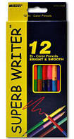 Олівці кольорові 12шт/24кол. Marco Superb Writer двосторонні 4110-12CB