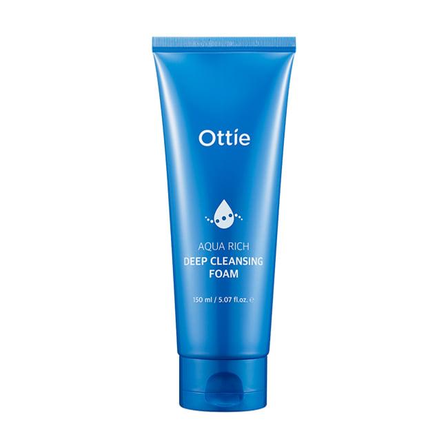 Зволожуюча пінка для вмивання Ottie Aqua Rich Deep Cleansing Foam 150 ml