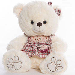 М'яка іграшка Ведмежаішек Мішал білий Копиця 21037