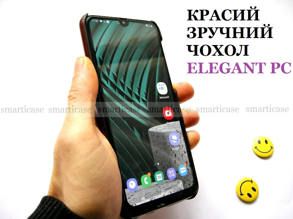 Черный эко кожаный чехол для Samsung Galaxy M30s 2019 M307F Elegant Pc black - фото 5 - id-p1089996662