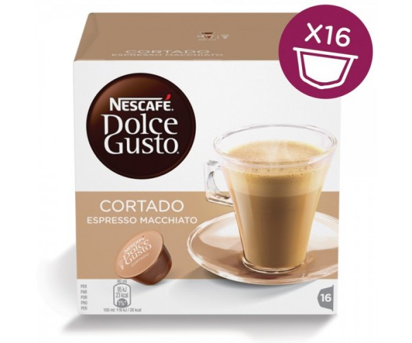 Кофе в капсулах NESCAFE Dolce Gusto Cortado 16 шт Нескафе Дольче Густо ...