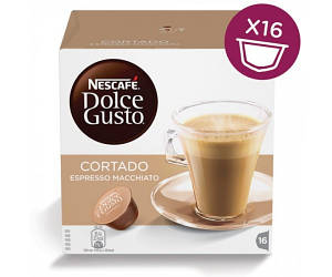 Кава в капсулах NESCAFE Dolce Gusto Cortado 16 шт Нескафе Дольче Густо Німеччина
