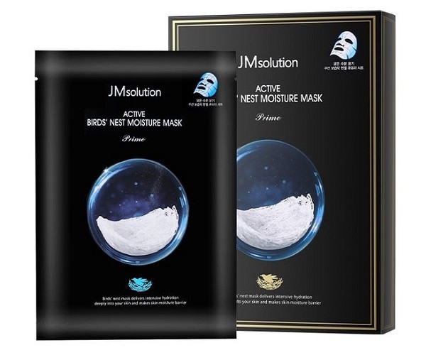 Тканинна маска з екстрактом ластівчиного гнізда JM Solution Active Birds Nest Moisture Mask Prime 1 шт., 25 мл