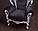 М'яке крісло в стилі Бароко "Ізабелла" від фабрики виробника. Ексклюзивне, Елітне, з дерева. На замовлення, фото 2