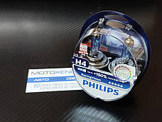 Галогенні лампи PHILIPS RacingVision +150% H4 ОРИГИНАЛ, фото 3