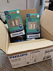 Світлодіодні LED лампи Philips ULTINON LED цоколь T10 (W5W) габаритні, світло 6000 К ОРИГИНАЛ, фото 4