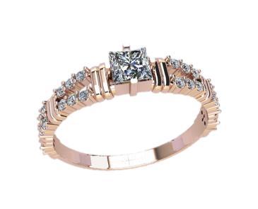 Кільце жіноче з камінням