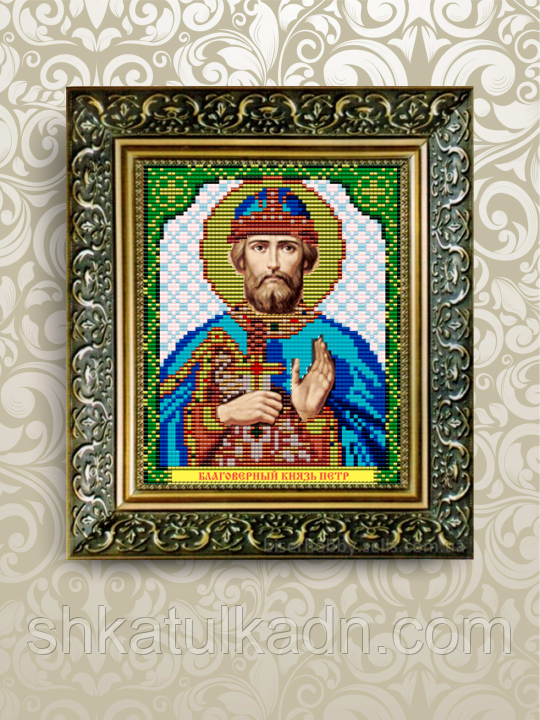 Схема для вишивки бісером іменна Петро, фото 1