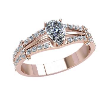 Кільце жіноче з камінням