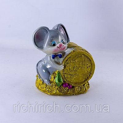 Скарбничка Мишка з монетою євро