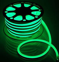 Світлодіодна стрічка NEON 220В 2835-120 G зелений (преміум)