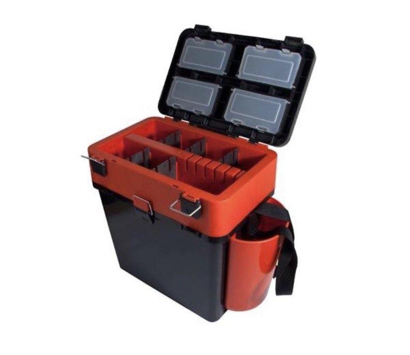 Ящик Fish Box Helios 19 л для зимової риболовлі Orange