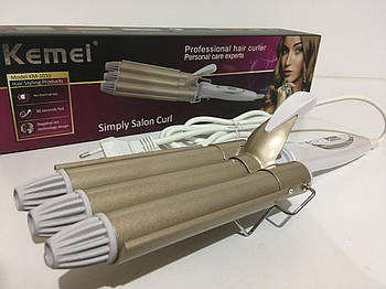 Плойка гофре Kemei KM-1010/ 7590 (40 шт./ясть)