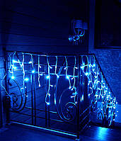 Світлодіодна гірлянда бахрома 108 Led 2.6х0.6м для приміщення синій