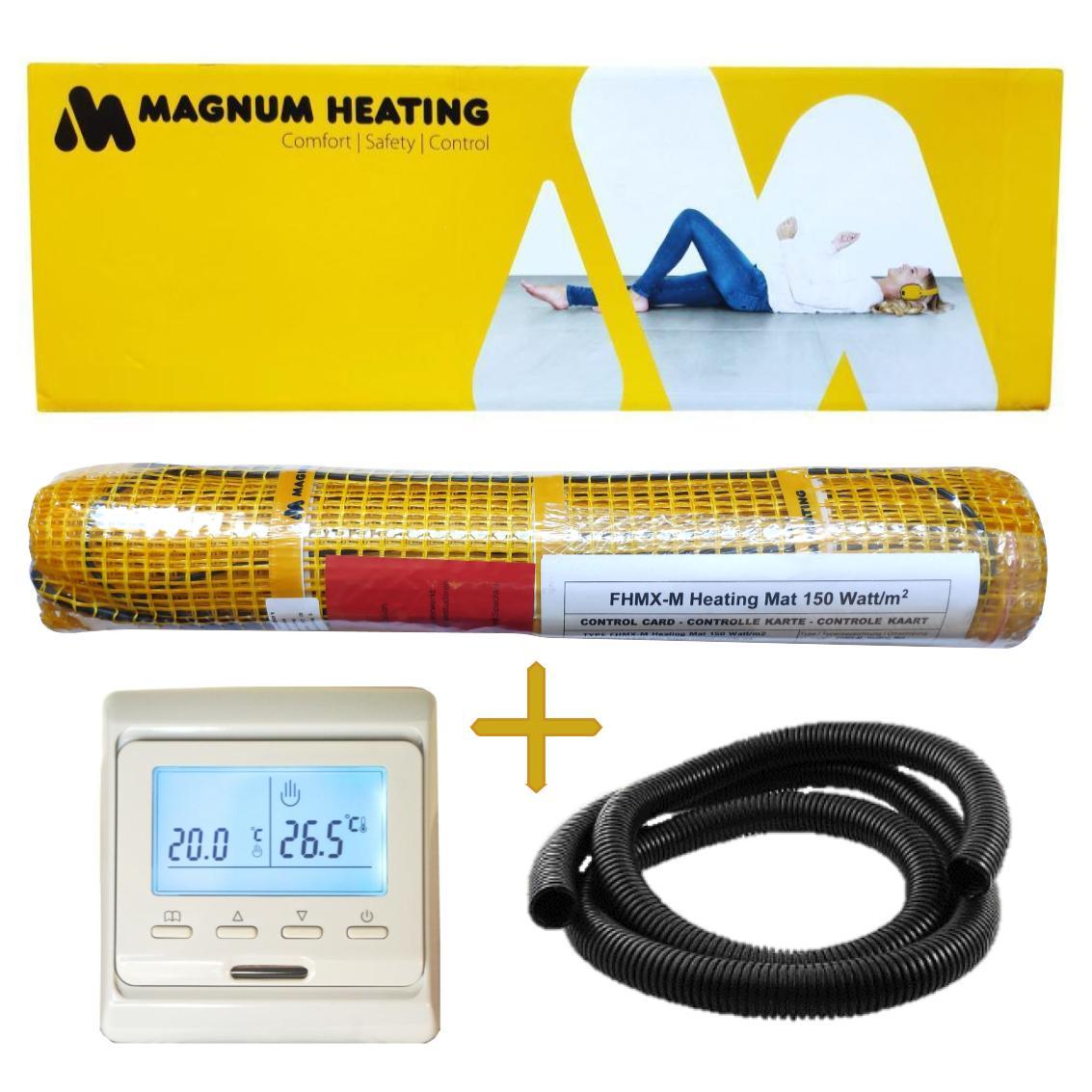 Нагрівальний мат Magnum 20 м | 1500 вт | 10 м. кв | + програматор E-51 (KIT 19074)