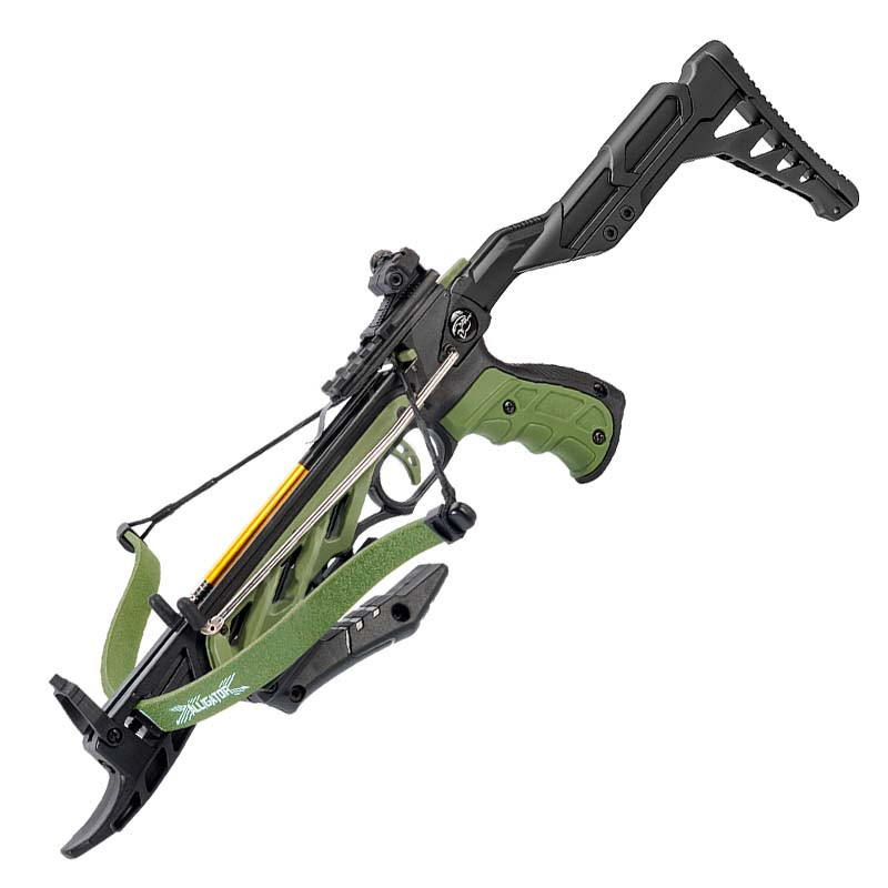 Apбaлeт Man Kung Alligator MK-TCS2G Green - довжина: 620мм, сила натягу - 18кг