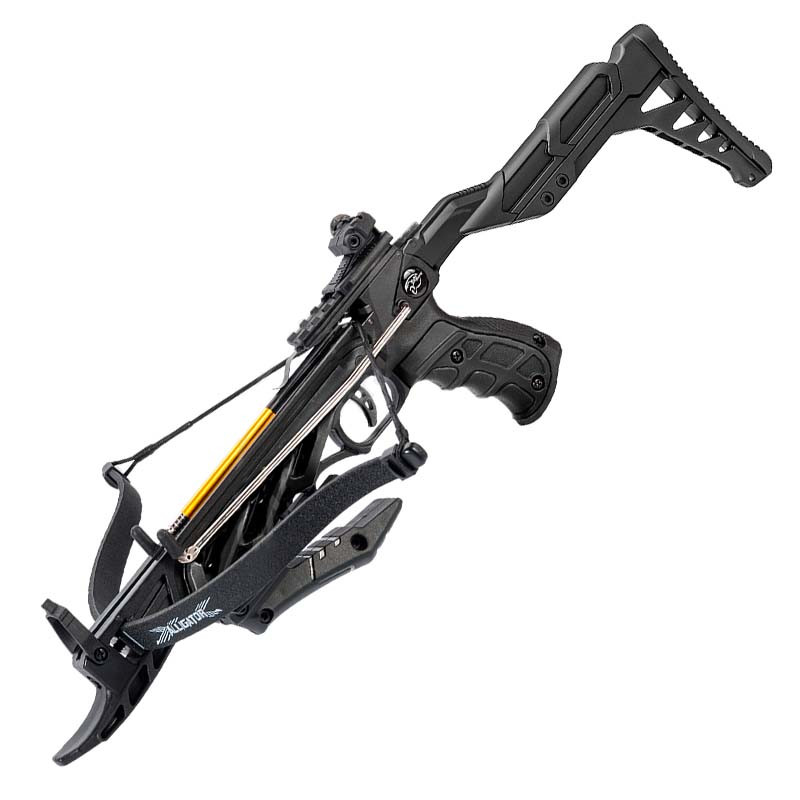 Apбaлeт Man Kung Alligator MK-TCS2 Black - довжина: 620мм, сила натягу - 18кг