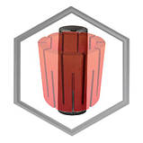 Філ'єра графітова INDUTHERM CC400/420 смуга 40х5, фото 5