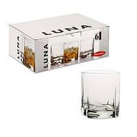 Набор стаканов для виски Luna 350мл 6шт Pasabahce 42348