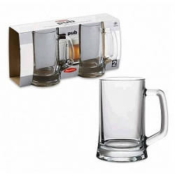 Набір кухлів для пива Pasabahce Pub 670 мл 2 шт (55229)