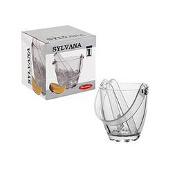 Відро Pasabahce Sylvana для льоду+щипці 800 мл (53628)