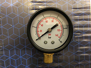 Манометр тиску води 4 бар вертикальний
