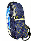 Джинсовий рюкзак Дівчина кішка, фото 4