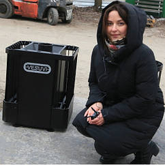 Піч для лазні Ребро 20м3 з виносом